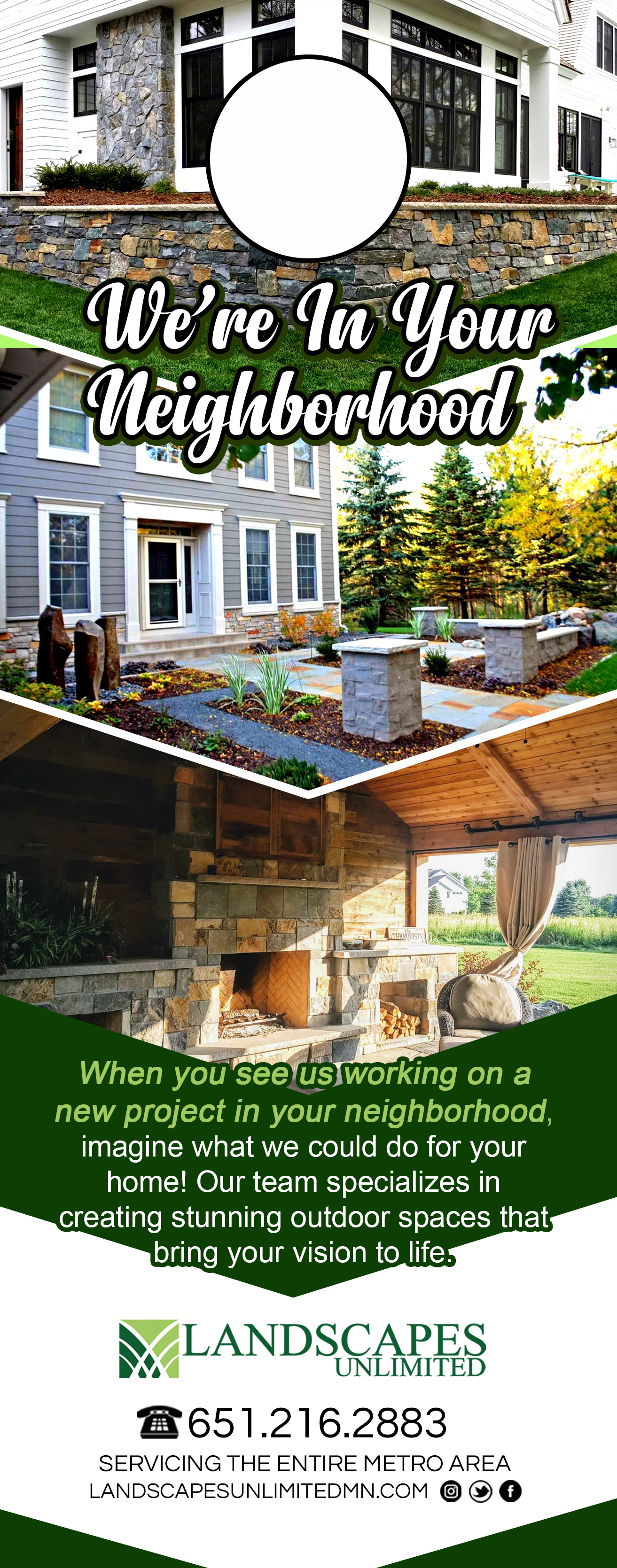 Landscapes Unlimited door hanger